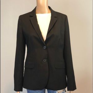 NEW J crew super 120’s 100% wool black blazer